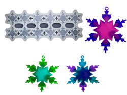 12'li Yılbaşı Çam Ağacı Süsü Epoksi Reçine Kalıbı KHE553 - 