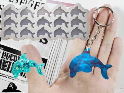 15'li Yunus Anahtarlık Epoksi Reçine Kalıbı KHE720 - 1