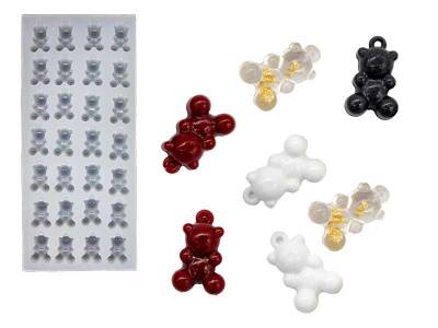 28'li Ayıcık Haribo Küpe Epoksi Reçine Kalıbı KHE560 - 1