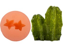 2'li Mini Kaktüs Silikon Mum Kalıbı KHM210 - 