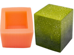 Dikdörtgen Silikon Mum Kalıbı KHM229 - 