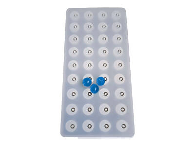 36'lı 10MM Tesbih Boncuğu Epoksi Reçine Kalıbı KHE8067 - 1