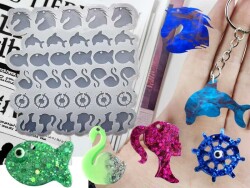 36'lı Çoklu Figür Anahtarlık Epoksi Reçine Kalıbı KHE727 - 