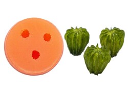 3'lü Mini Kaktüs Silikon Mum Kalıbı KHM199 - 