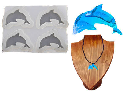 4'lü Yunus Kolye Epoksi Reçine Kalıbı KHE637 - 1