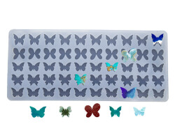 50'li Kelebek Modeller Epoksi Reçine Kalıbı KHE657 - 