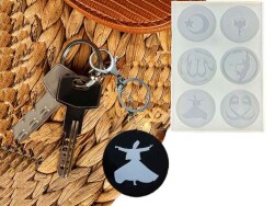 6'lı Dini Model Magnet Epoksi Reçine Kalıbı KHE323 - 2