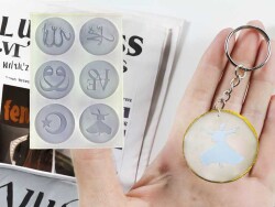 6'lı Dini Model Magnet Epoksi Reçine Kalıbı KHE344 - 