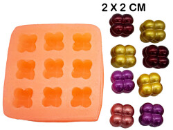 9'lu Mini Bubble Silikon Mum Kalıbı KHM257 - 