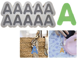 A Harfi 10'lu Bubble Alfabe Epoksi Reçine Kalıbı KHE733 - 