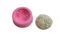 Açmış Gül Silikon Kalıbı GÜL-15 - 