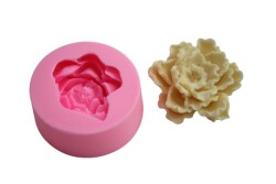 Açmış Gül Silikon Kalıbı GÜL-17 - 
