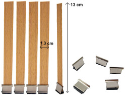 Ahşap Fitil 10 Adet Yapışkanlı Set - 
