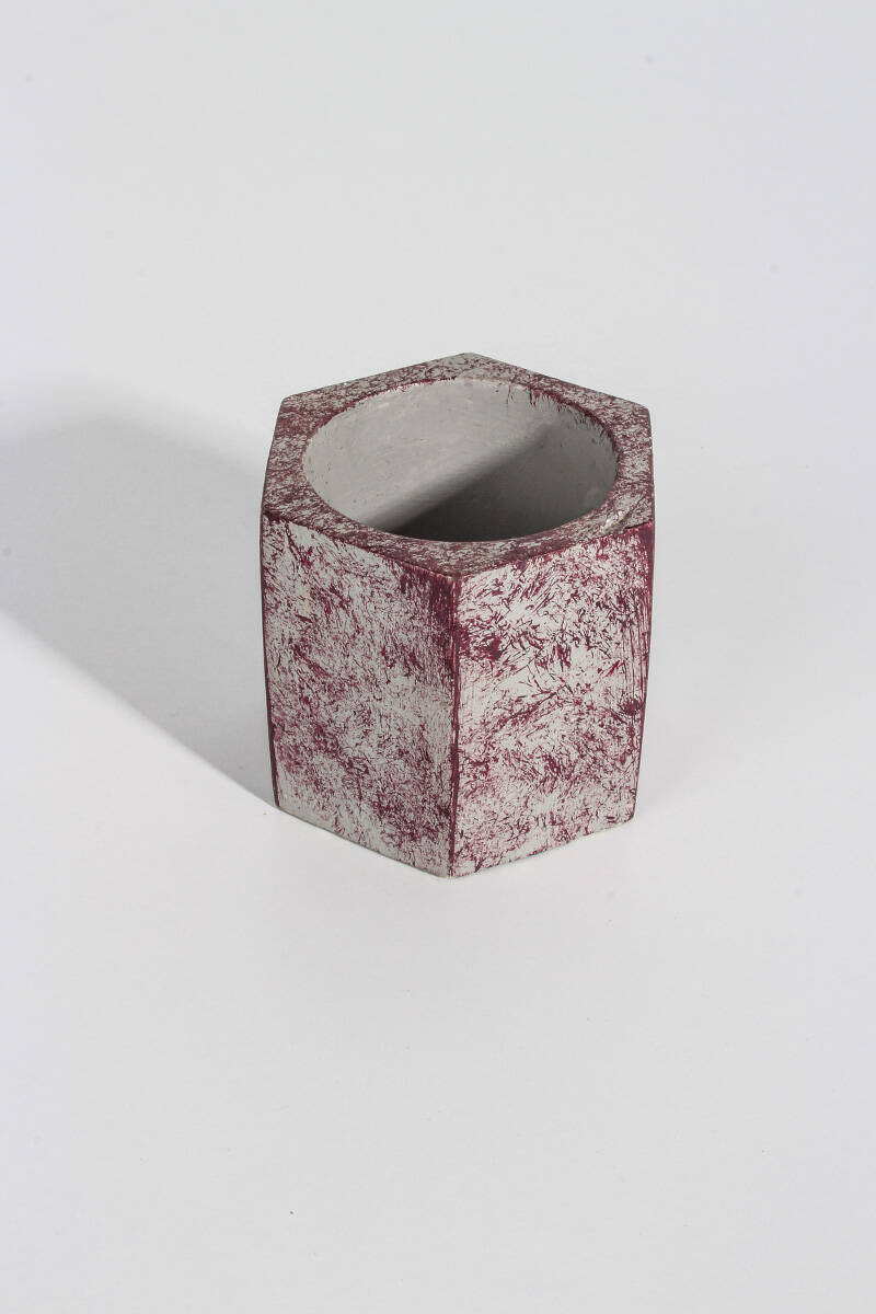 Altıgen Sukulent Beton Saksı Silikon Kalıp KHB07 - 3