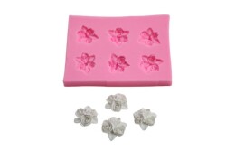 Altılı Gül Silikon Kalıbı GÜL-31 - 