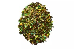 Altın Sarısı Harf Desenli Epoksi Reçine Süsleme Aksesuarı 6 GR - 