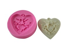 Asılabilen Kalp Silikon Kalıbı KHKA16 - 