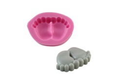 Ayak İzi İkili Silikon Kalıbı ÇO-42 - 