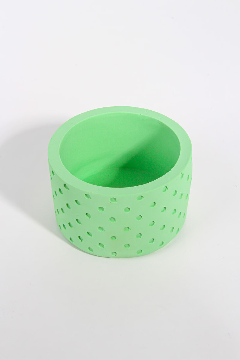 Ayıcık Figürlü Kapaklı Silindir Beton Taş Tozu Silikon Kalıbı KHB144 - 2