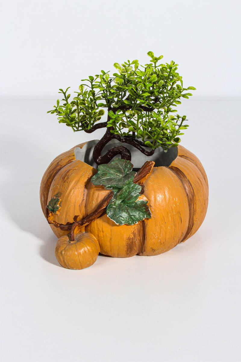 Balkabağı Beton Saksı Silikon Kalıbı KHB85 - 2