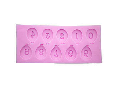 Balon Rakam Silikon Kalıbı H-41 - 1