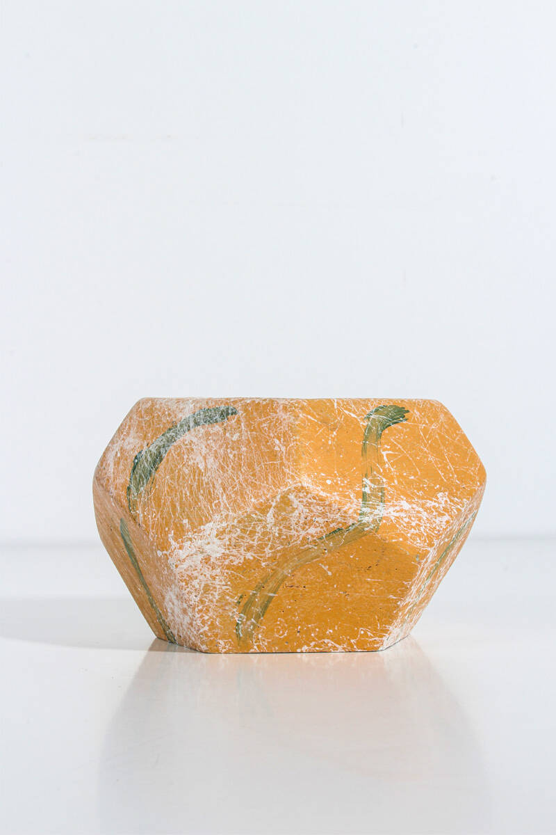 Beşgen Sukulent Beton Taş Tozu Saksı Silikon Kalıbı KHB26 - 2