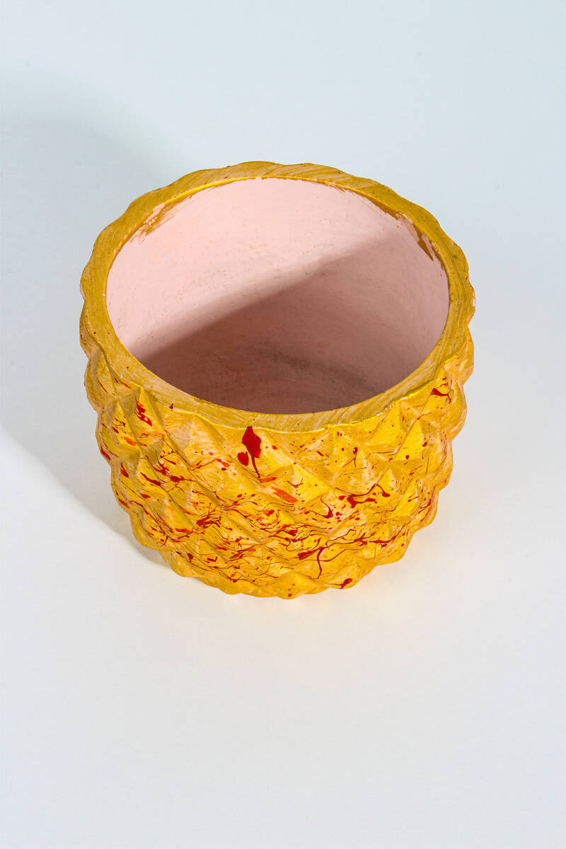 Desenli Sukulent Beton Taş Tozu Silikon Kalıbı KHB57 - 2