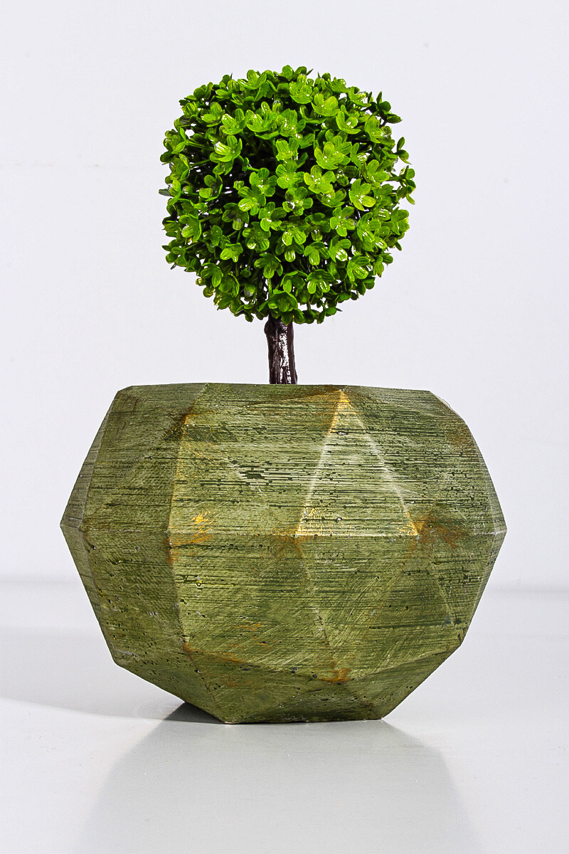 Geometrik Sukulent Beton Taş Tozu Silikon Kalıbı KHB62 - 