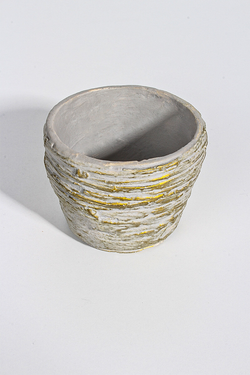 Desenli Sukulent Beton Taş Tozu Silikon Kalıbı KHB65 - 3