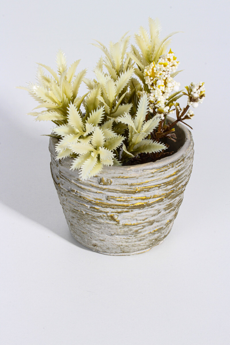 Desenli Sukulent Beton Taş Tozu Silikon Kalıbı KHB65 - 2