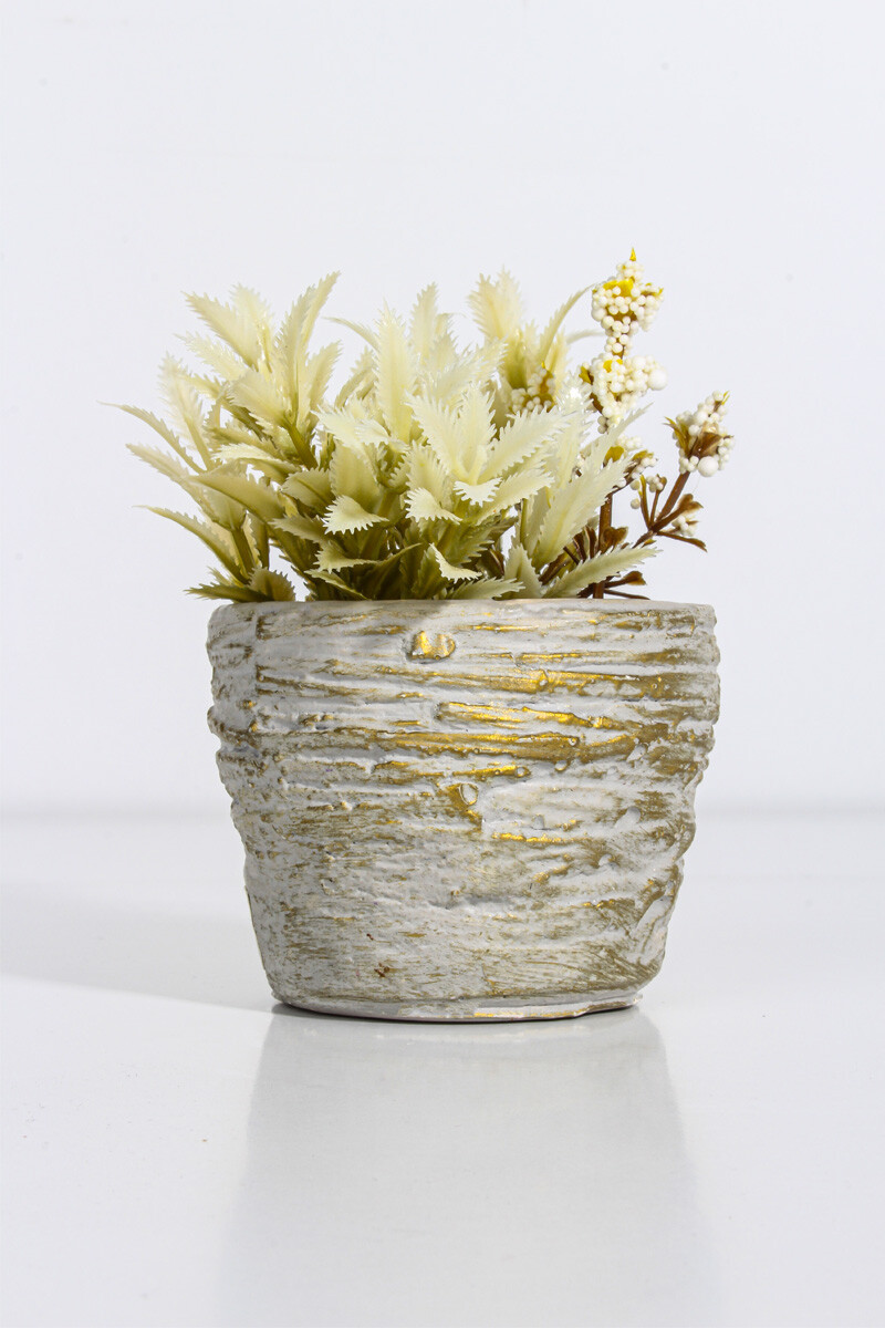 Desenli Sukulent Beton Taş Tozu Silikon Kalıbı KHB65 - 