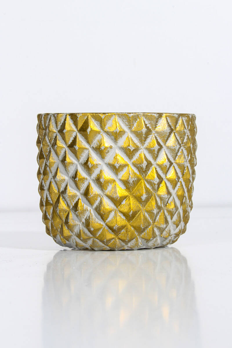 Desenli Sukulent Beton Taş Tozu Silikon Kalıbı KHB66 - 1