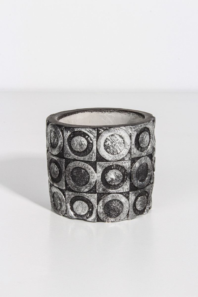 Desenli Sukulent Beton Taş Tozu Silikon Kalıbı KHB76 - 2