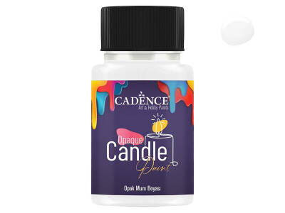 Cadence CDL01 Beyaz Opak Mum Boyası 50ML - 1