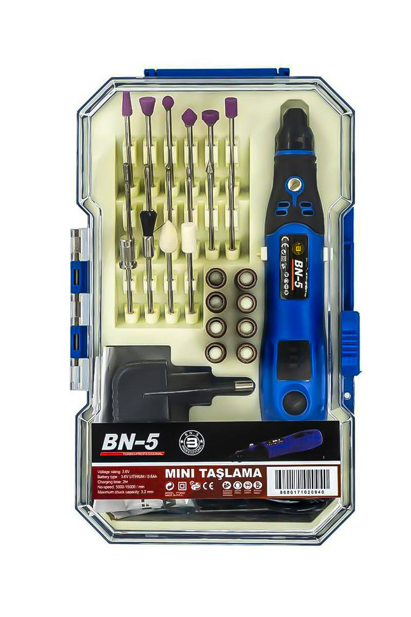 BN-5 PT3602 Mini Hobi Şarjlı Taşlama Entegre Akülü - 1