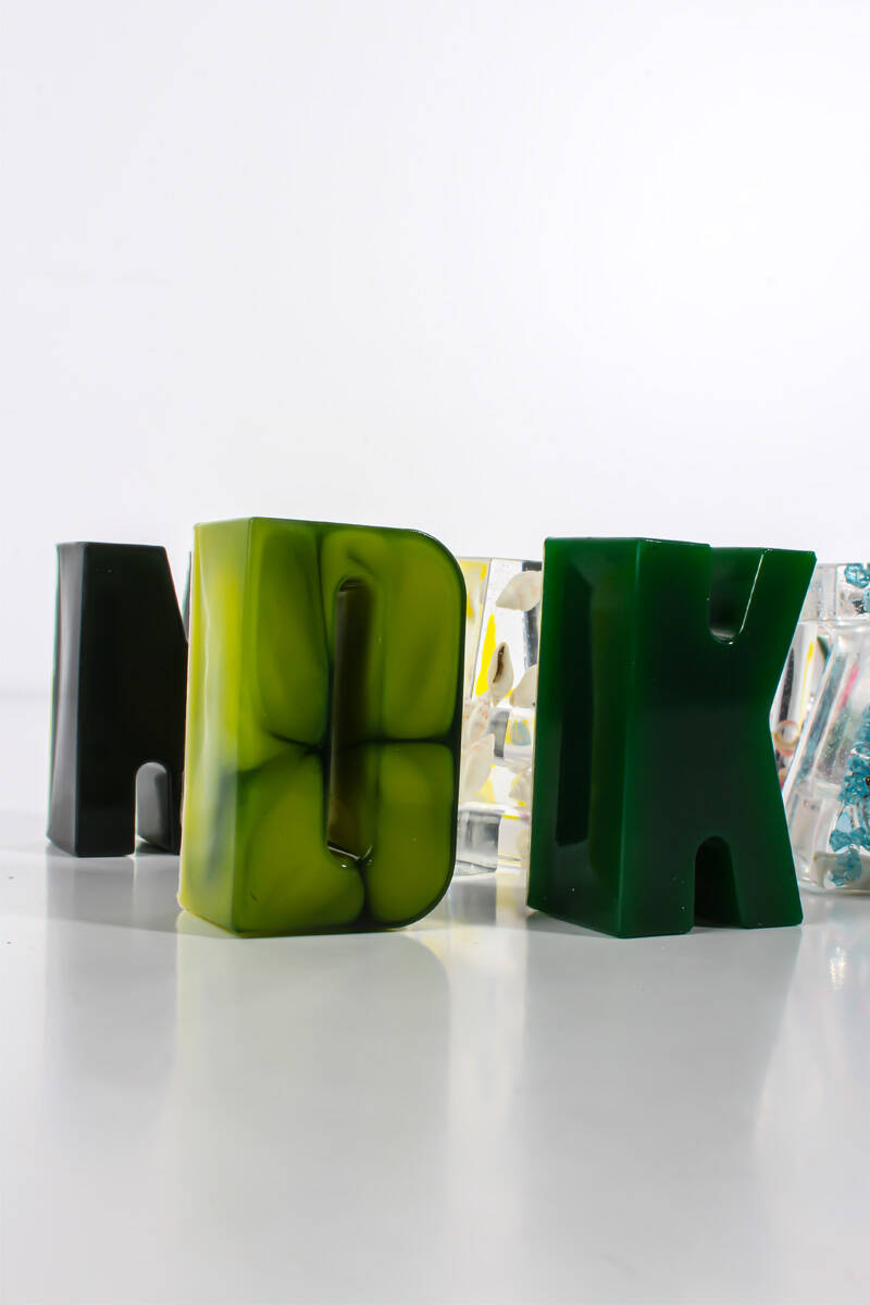 Bubble Harf Silikon Kalıbı KHH40 - 1