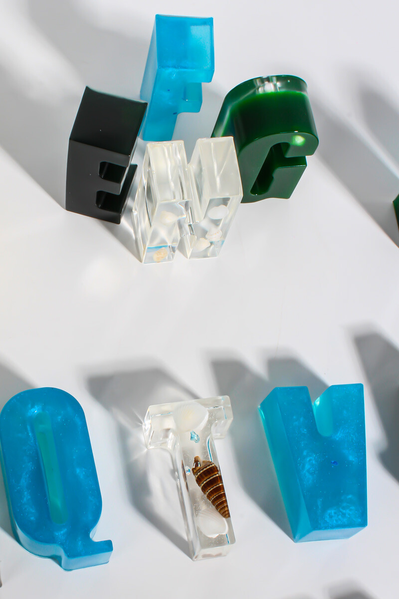 Bubble Harf Silikon Kalıbı KHH40 - 3