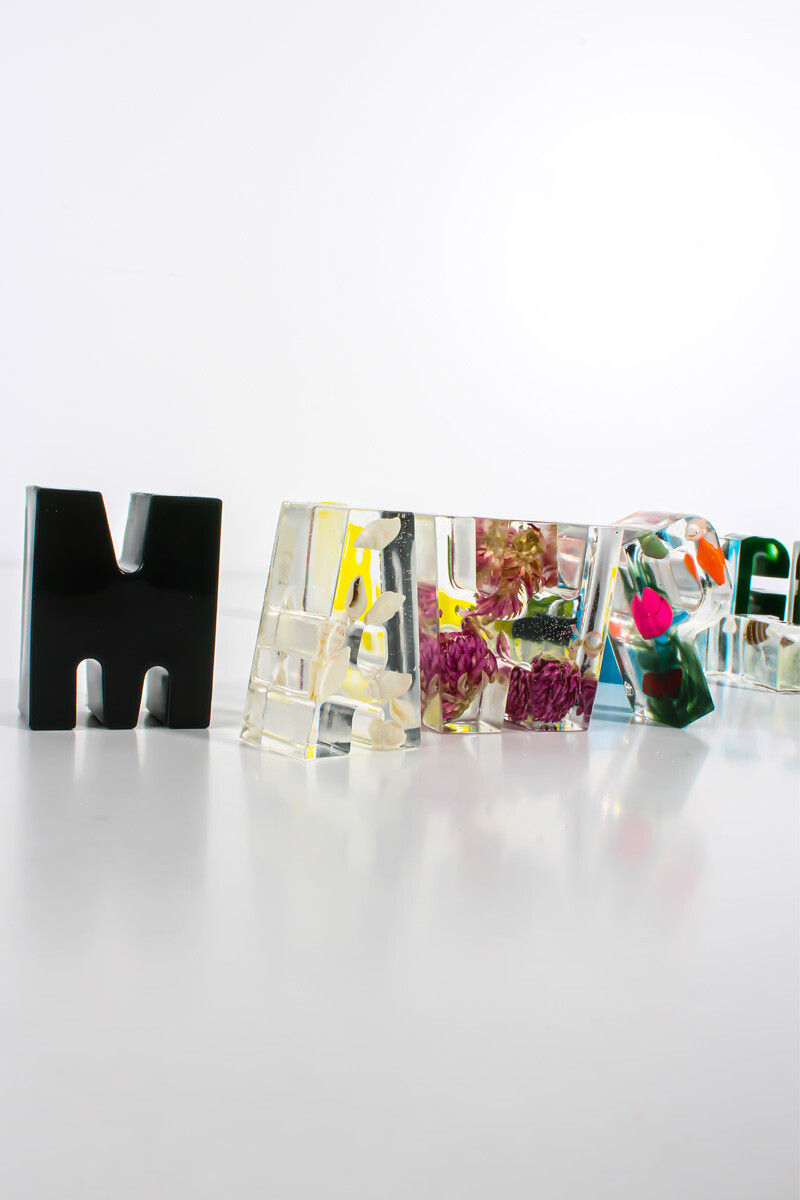 Bubble Harf Silikon Kalıbı KHH40 - 4