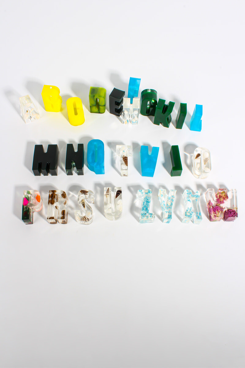 Bubble Harf Silikon Kalıbı KHH40 - 6