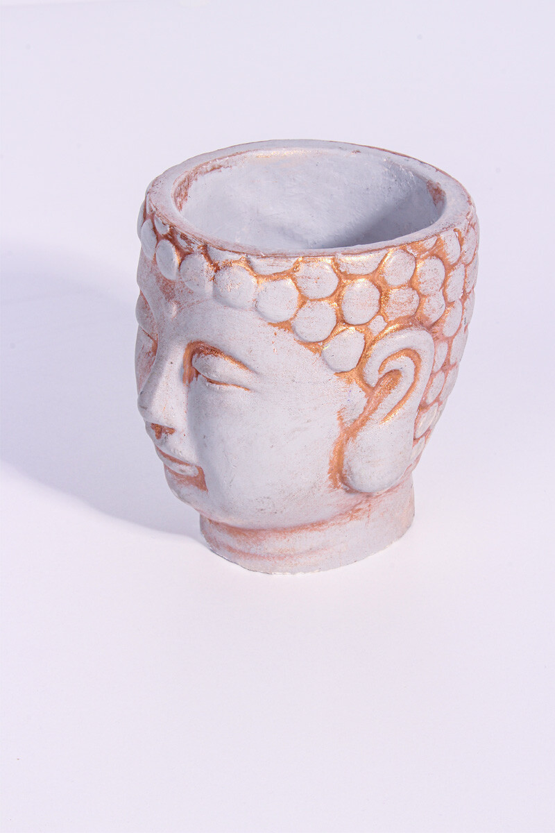 Buda Sukulent Beton Taş Tozu Silikon Kalıbı KHB68 - 3