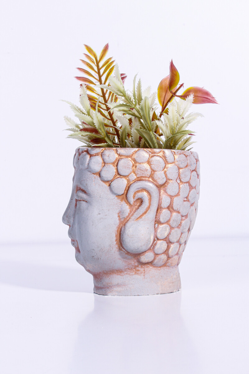 Buda Sukulent Beton Taş Tozu Silikon Kalıbı KHB68 - 2