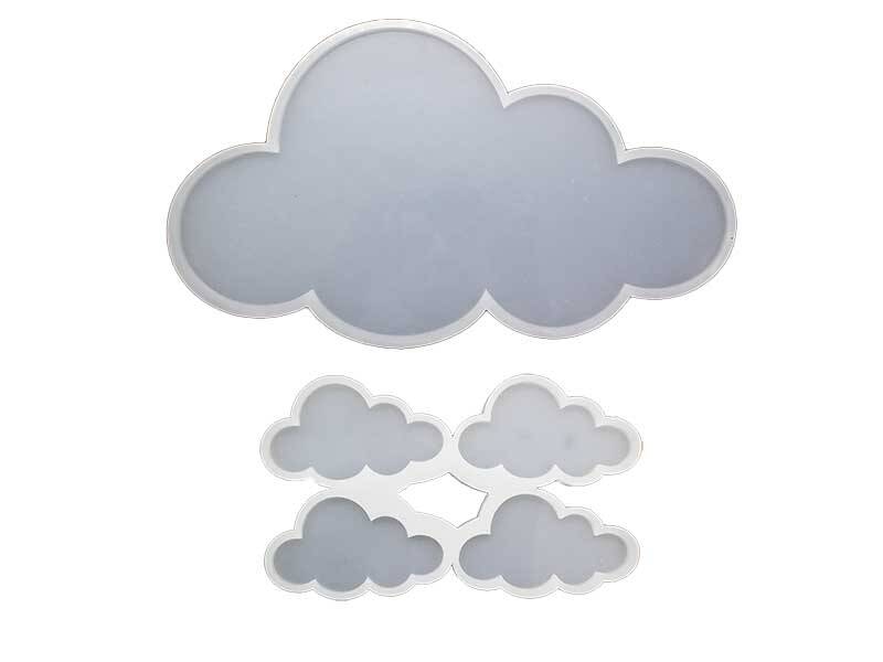 Bulut Model Bebek Kapı Süsü Epoksi Reçine Kalıbı KHE624 - 2