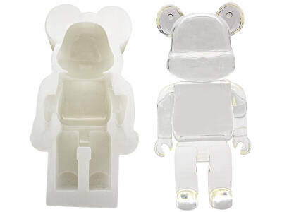 Büyük Ayakta Ayıcık Epoksi Reçine Kalıbı KHE792 - 1