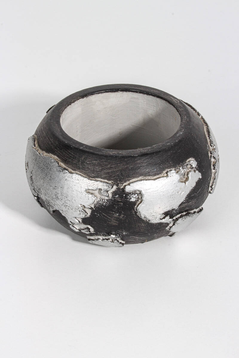 Harita Detaylı Sukulent Beton Taş Tozu Silikon Kalıbı KHB89 - 2