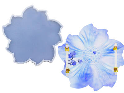 Büyük Güneş Sunumluk Epoksi Reçine Kalıbı KHE669 - 1