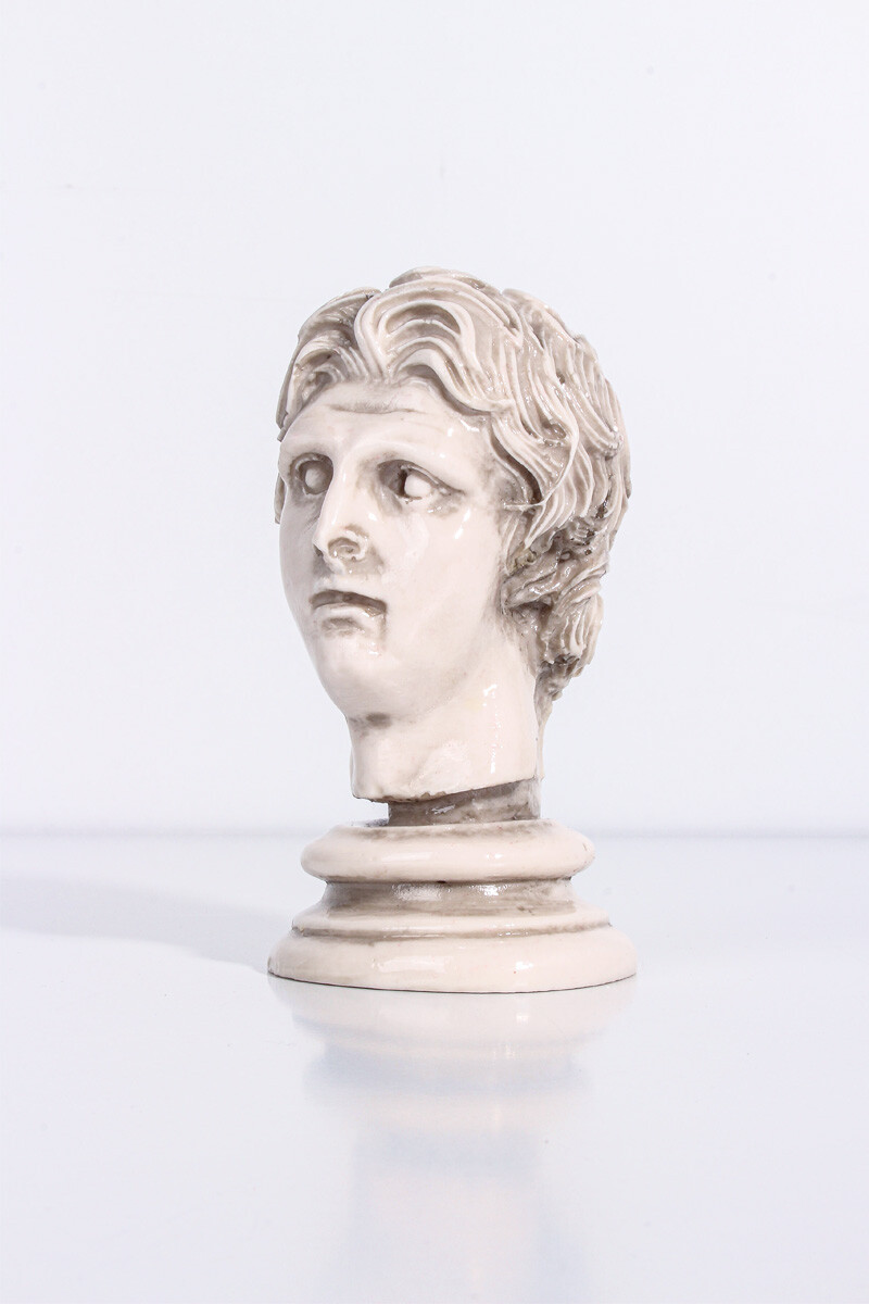 Büyük İskender Büst Silikon Mum Kalıbı KHM278 - 2