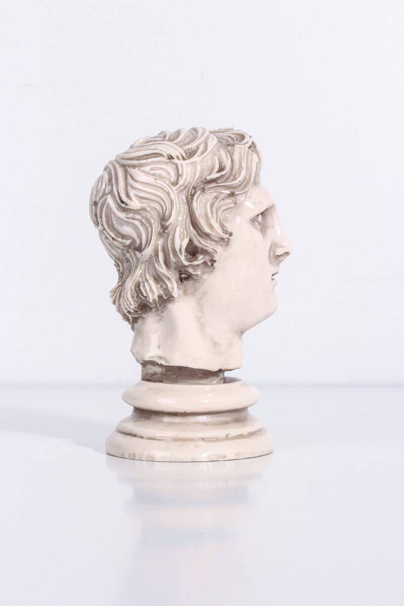 Büyük İskender Büst Silikon Mum Kalıbı KHM278 - 3