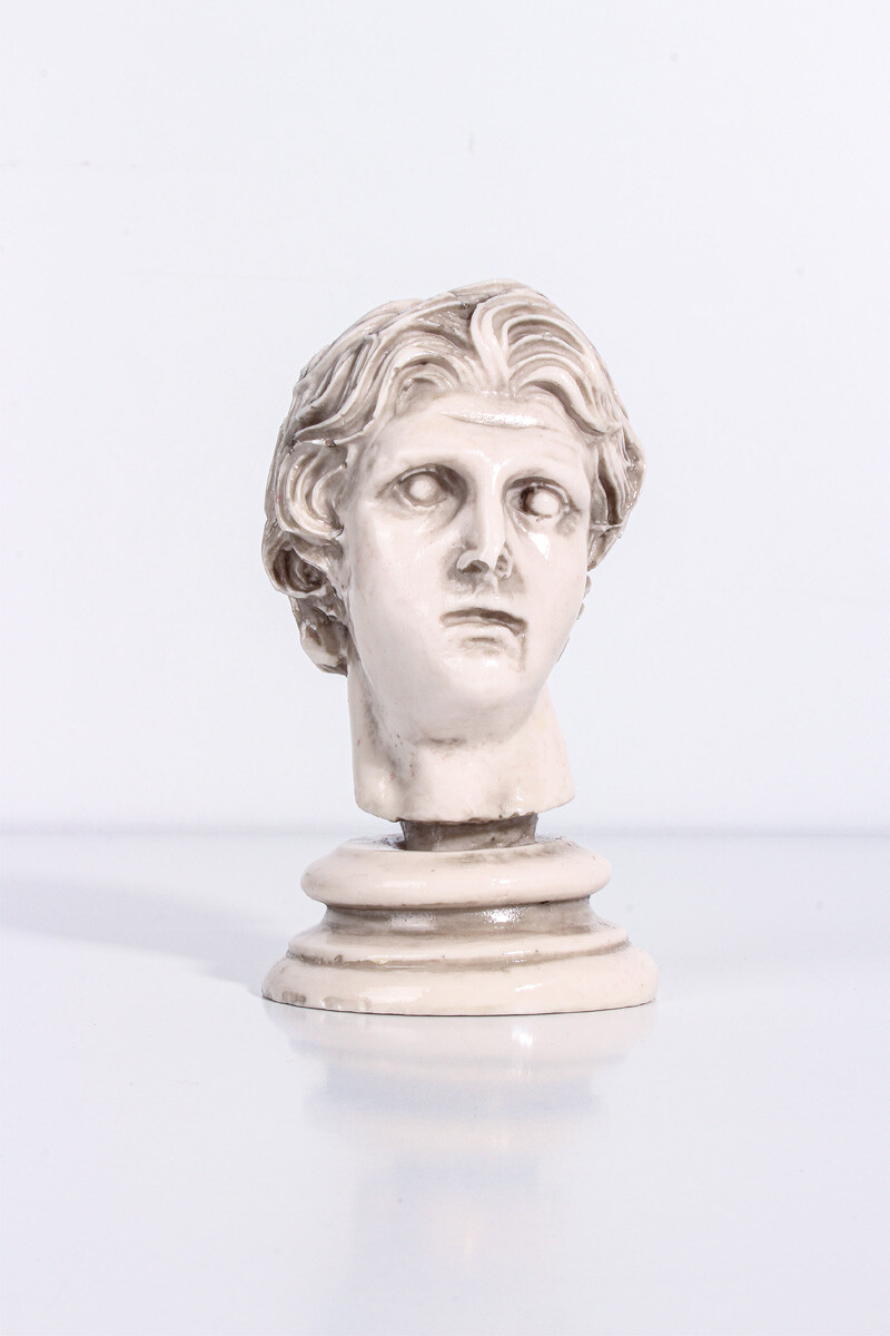 Büyük İskender Büst Silikon Mum Kalıbı KHM278 - 