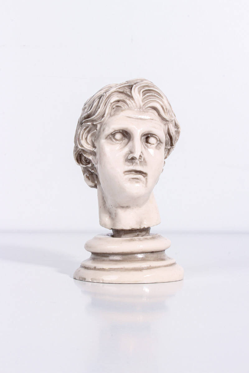 Büyük İskender Büst Silikon Mum Kalıbı KHM278 - 1