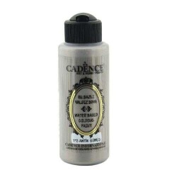 Cadence 113 Antik Gümüş Su Bazlı Yaldız Boya 120ML - 2